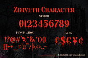 Zorveth, a Blackletter Font by Compaq_Creative (Thumbnail 9 of 10)