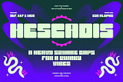 Hescadis, a Sans Serif Font by graphicook (Thumbnail 1 of 10)