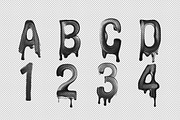 Melt Black Paint Font, a Handwritten Font by Handmadefont (Thumbnail 10 of 10)
