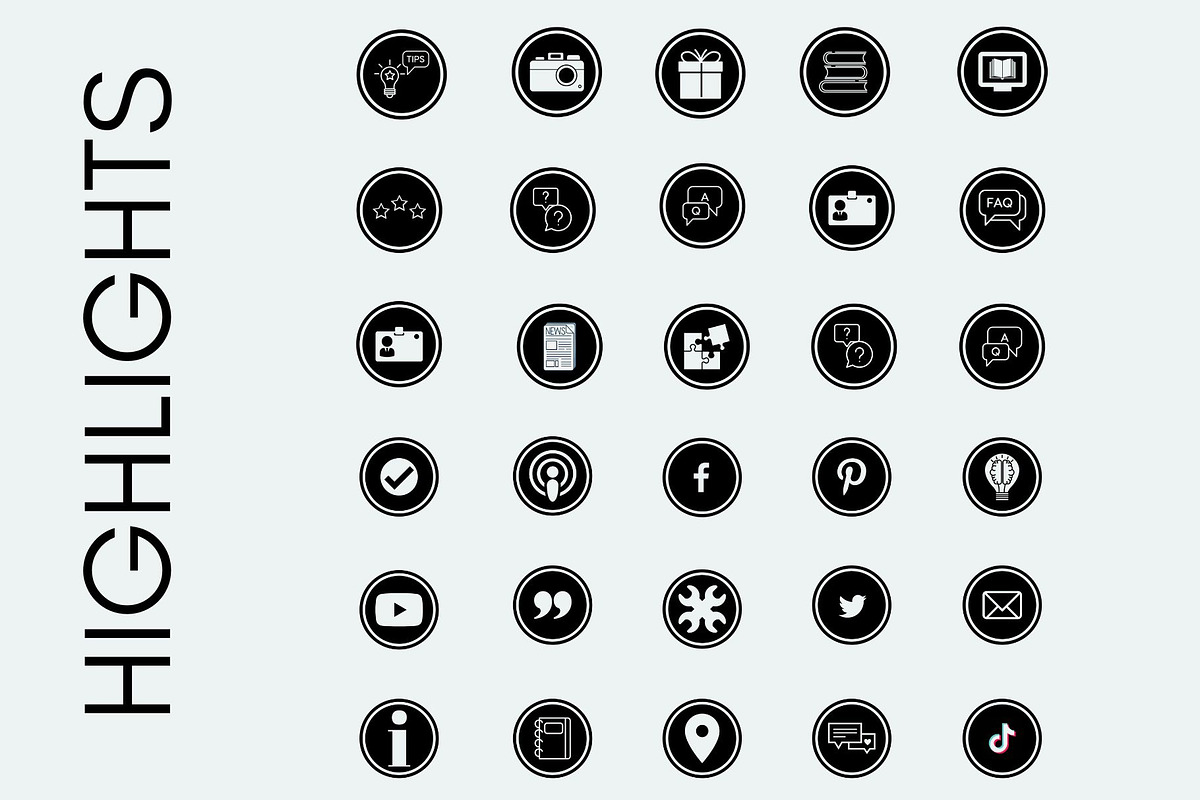 Instagram story highlight icons, a Social Media Template by Millennials Marketing (Photo 2 of 5)