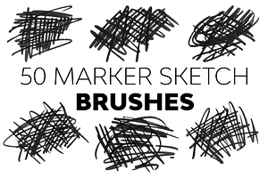 Marker Sketch Brushes