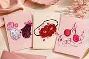 Flirty Valentine Clipart PNG Set, a Decorative Illustration by FaliushViktoriaArtist (Thumbnail 4 of 8)