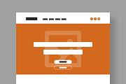 Modern Landing Page Wireframe Layout, a Landing Page Template by MightyDesign (Thumbnail 2 of 9)