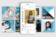 Fashion Sale Social Media Pack, a Social Media Template by ZAAS (Thumbnail 2 of 6)