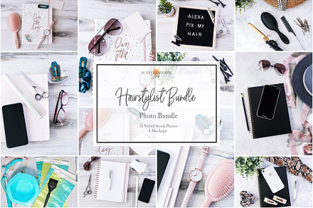 Hairstylist Bundle Stock Photos