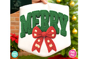 Merry Christmas Crochet PNG, a Seasonal Illustration by RETROVIBZDESIGNS (Thumbnail 1 of 6)