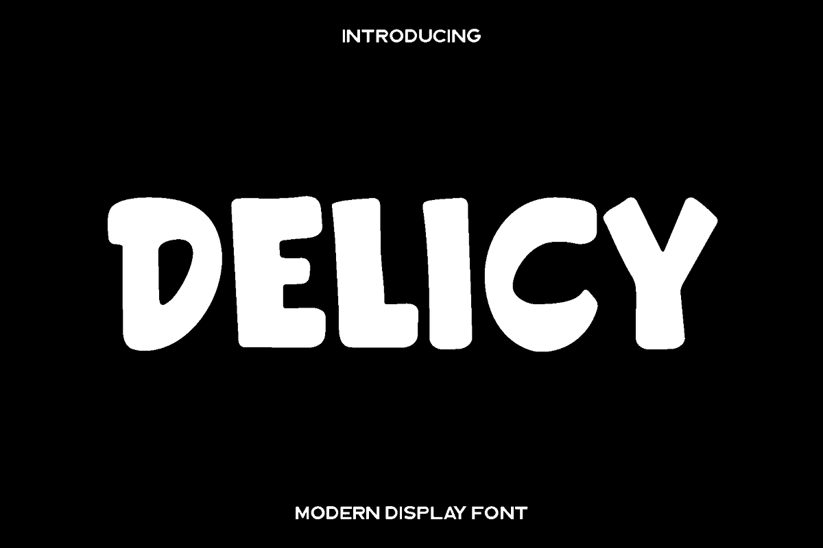 Delicy - Playful Modern Font, a Sans Serif Font by Luna Shop (Photo 1 of 7)