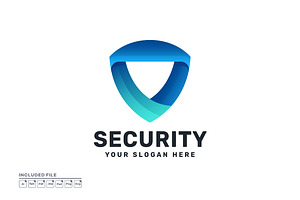 Modern Security Gradient Logo, a Branding & Logo Template by yuanesei
