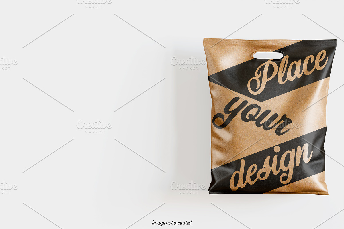 Paper bag brown color mockup bundles, a Packaging Mockup by Ambo Ampeng (Photo 8 of 32)