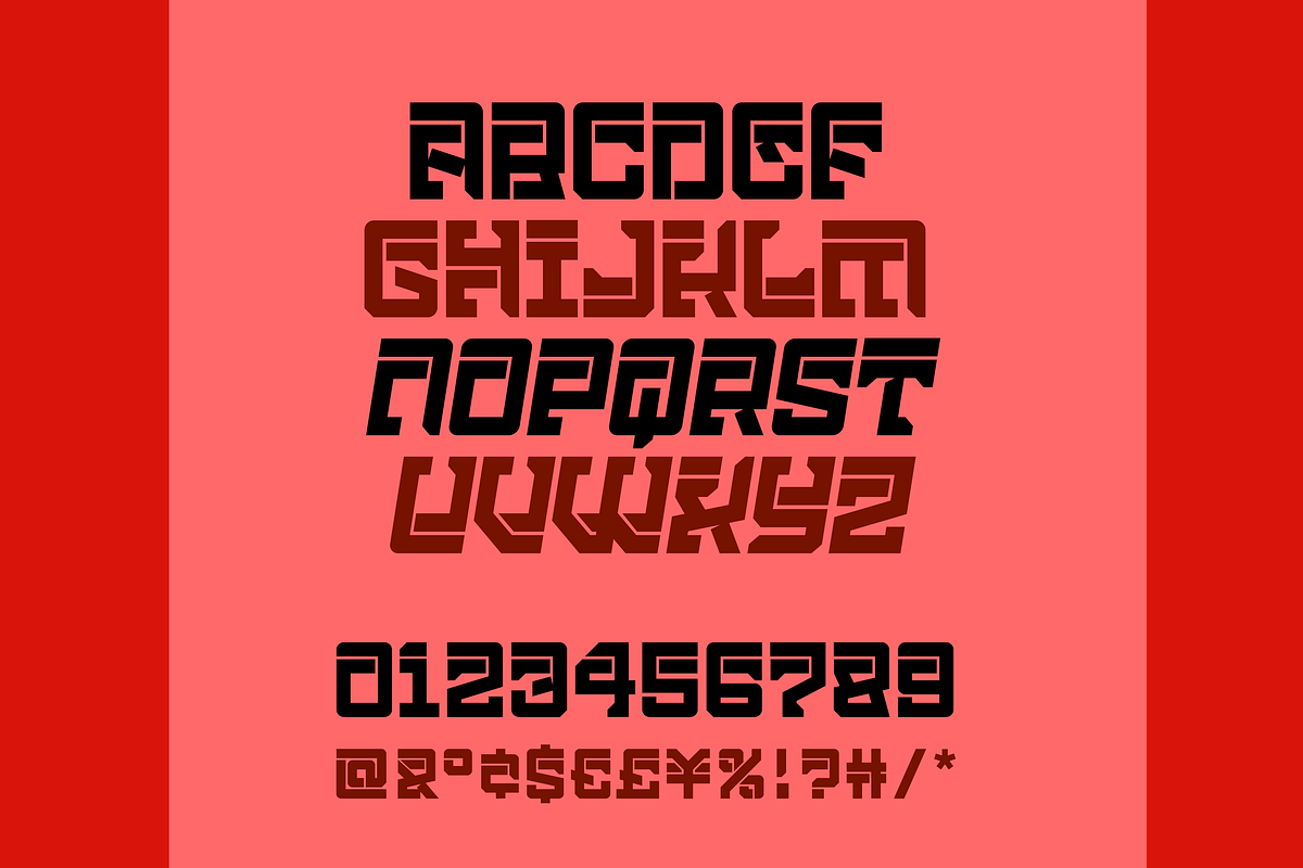 Minotaur Display Font (2 fonts), a Font by SelfBuild Type (Photo 6 of 6)