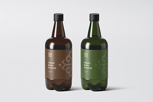 Plastic Bottle Mockup, a Product Mockup by zpackcreative