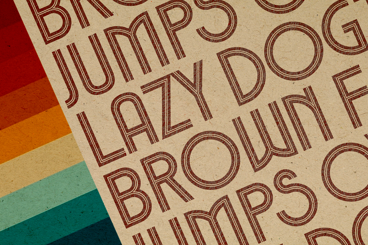 Voltdeco 1920, a Sans Serif Font by OWL KING (Photo 3 of 9)