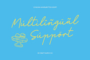 CS Ruska – Handwritten Script Font, a Script Font by Craft Supply Co. (Thumbnail 4 of 8)