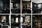 Black Interior Stock Photos, an Architecture Photo by Selenique Studio (Thumbnail 11 of 14)
