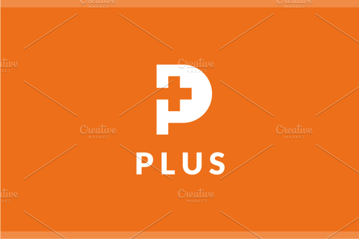 Plus - Letter P Logo, a Branding & Logo Template by yopie | Creative Market