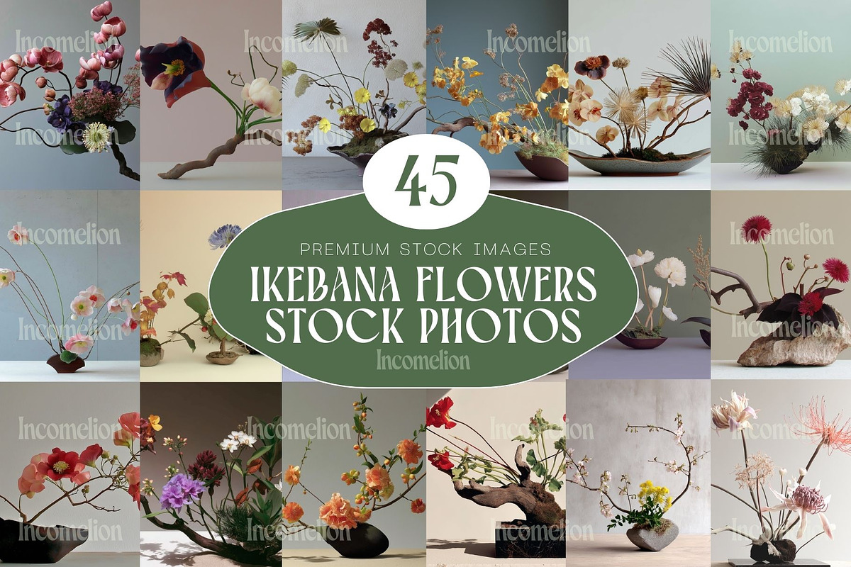 45 Japanese Ikebana Flowers Photos, a Nature Photo by Incomelion (Photo 1 of 13)