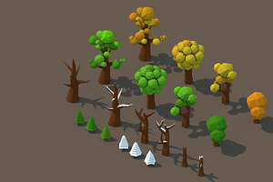 Low Poly Trees Pack 2