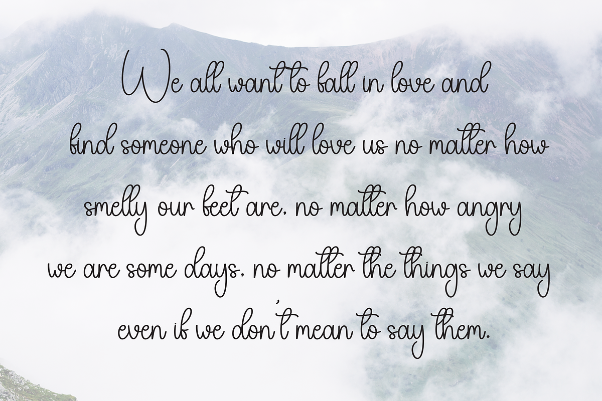 Watercolour | Script Font, a Handwritten Font by Scratchones (Photo 6 of 9)