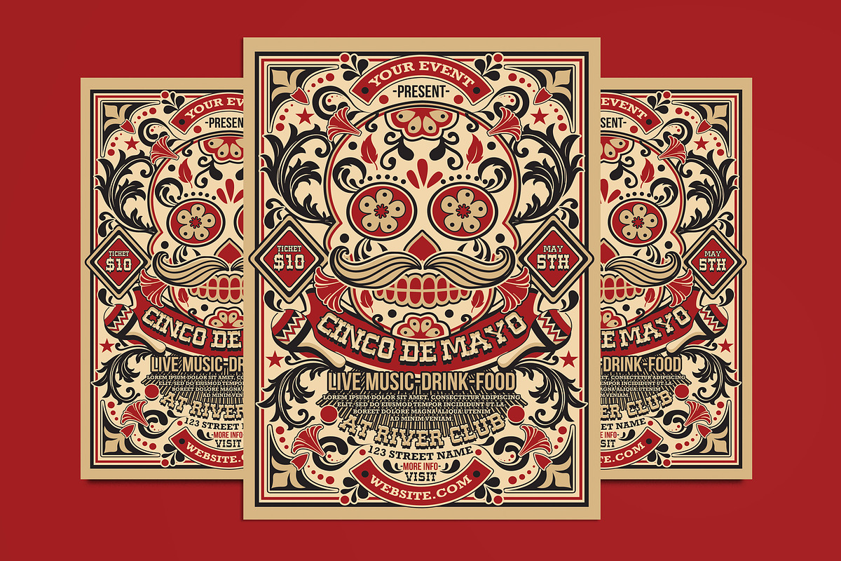 Cinco De Mayo Flyer, a Flyer Template by Muhamad Iqbal hidayat (Photo 1 of 4)