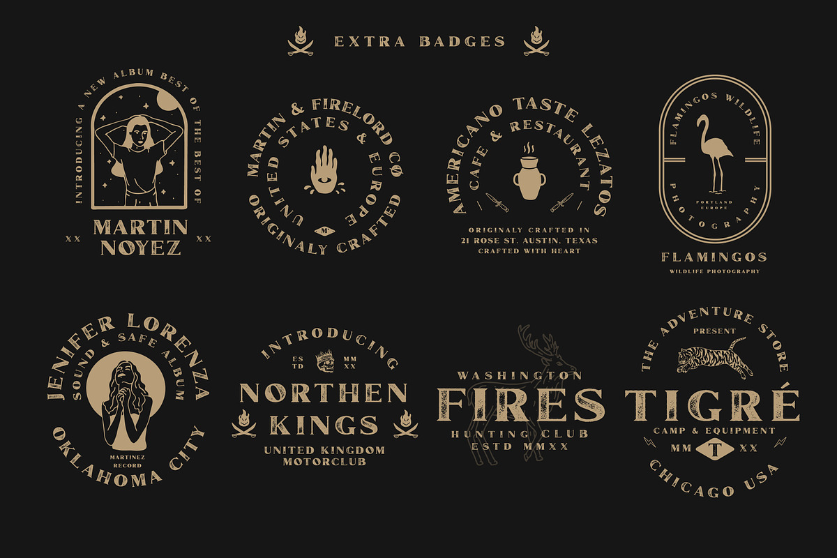 Marques Vintage Font Family + Extras preview 2