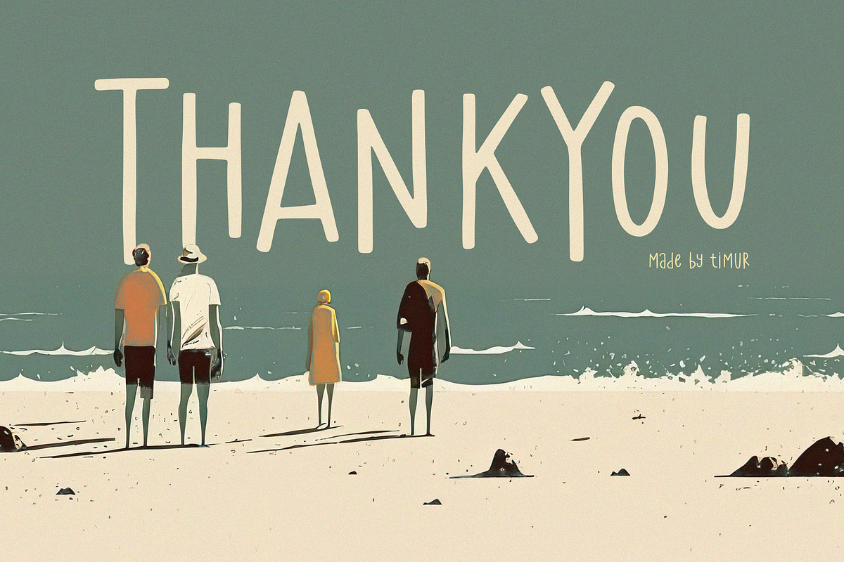 Fortune Brother - Quirky Handwritten, a Handwritten Font by Timurtype (Photo 7 of 7)