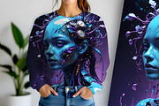 Fantasy Techno Women, a Person Illustration by Sharon Schwalbe (Thumbnail 1 of 4)