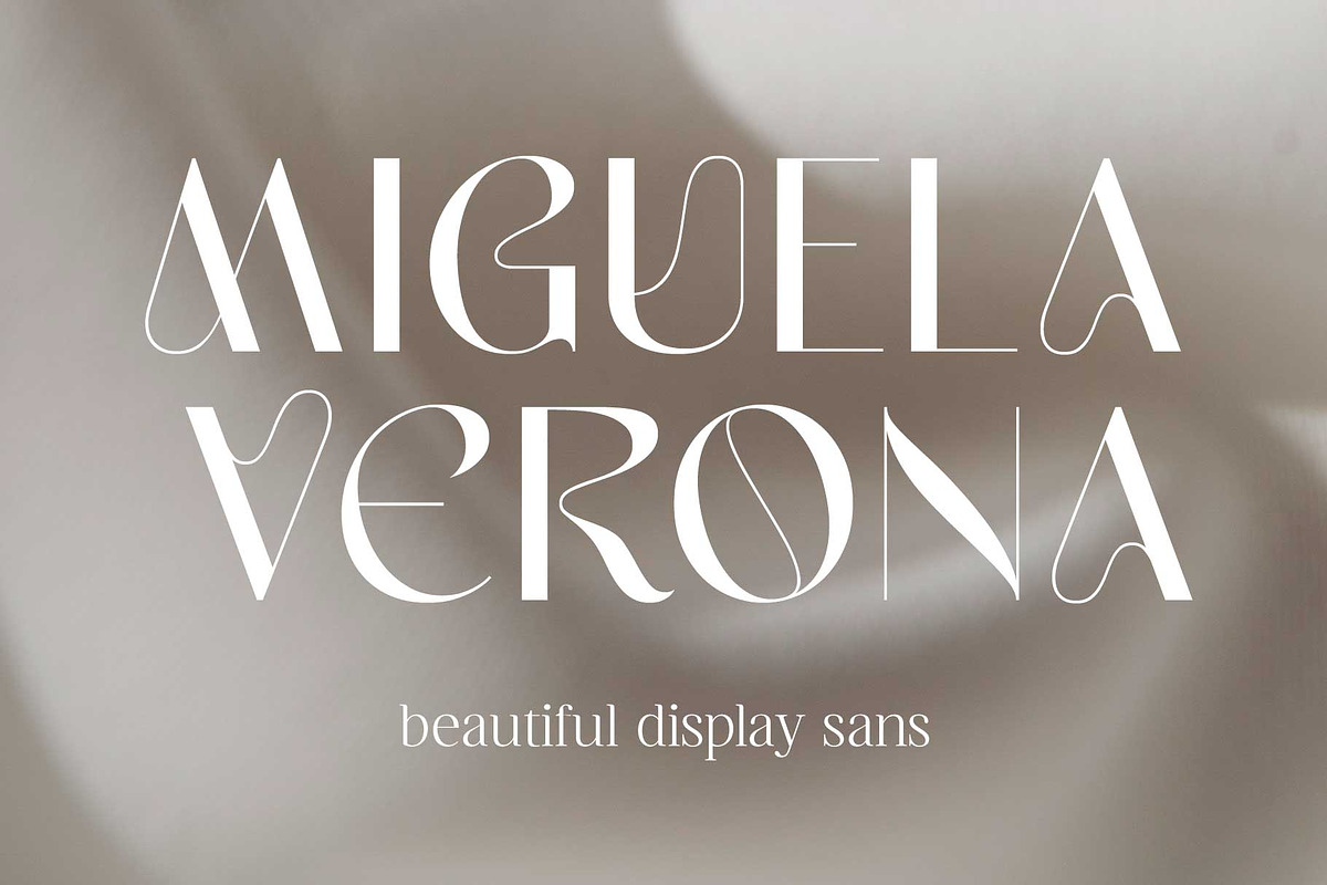 Elegant Sans - Miguela Verona, a Sans Serif Font by Novitype (Photo 1 of 12)