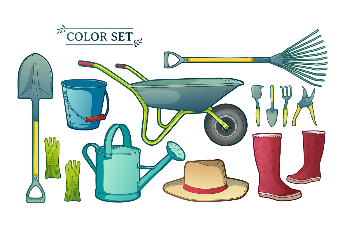 Garden/Farm icon and logo set, a Branding & Logo Template by Uniyok (Photo 4 of 7)