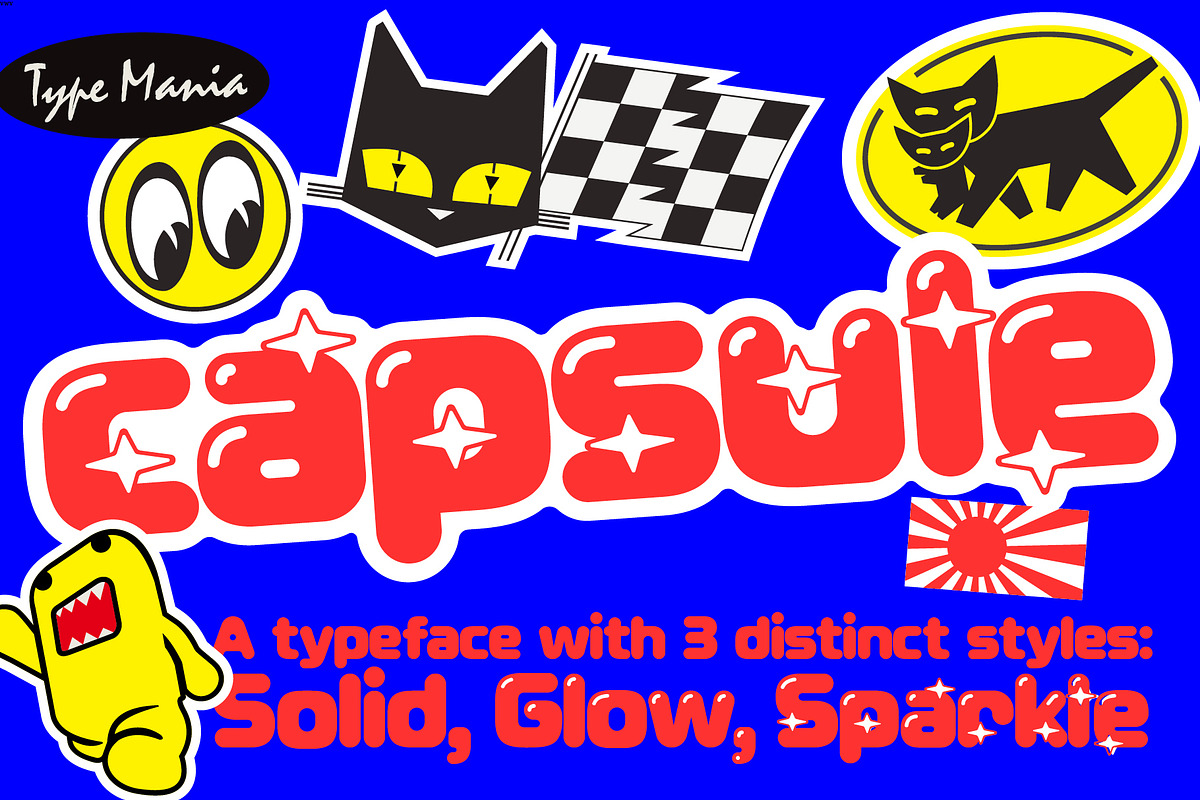 Capsule TM – Soft Modular Font, a Sans Serif Font by Type Mania (Photo 1 of 11)