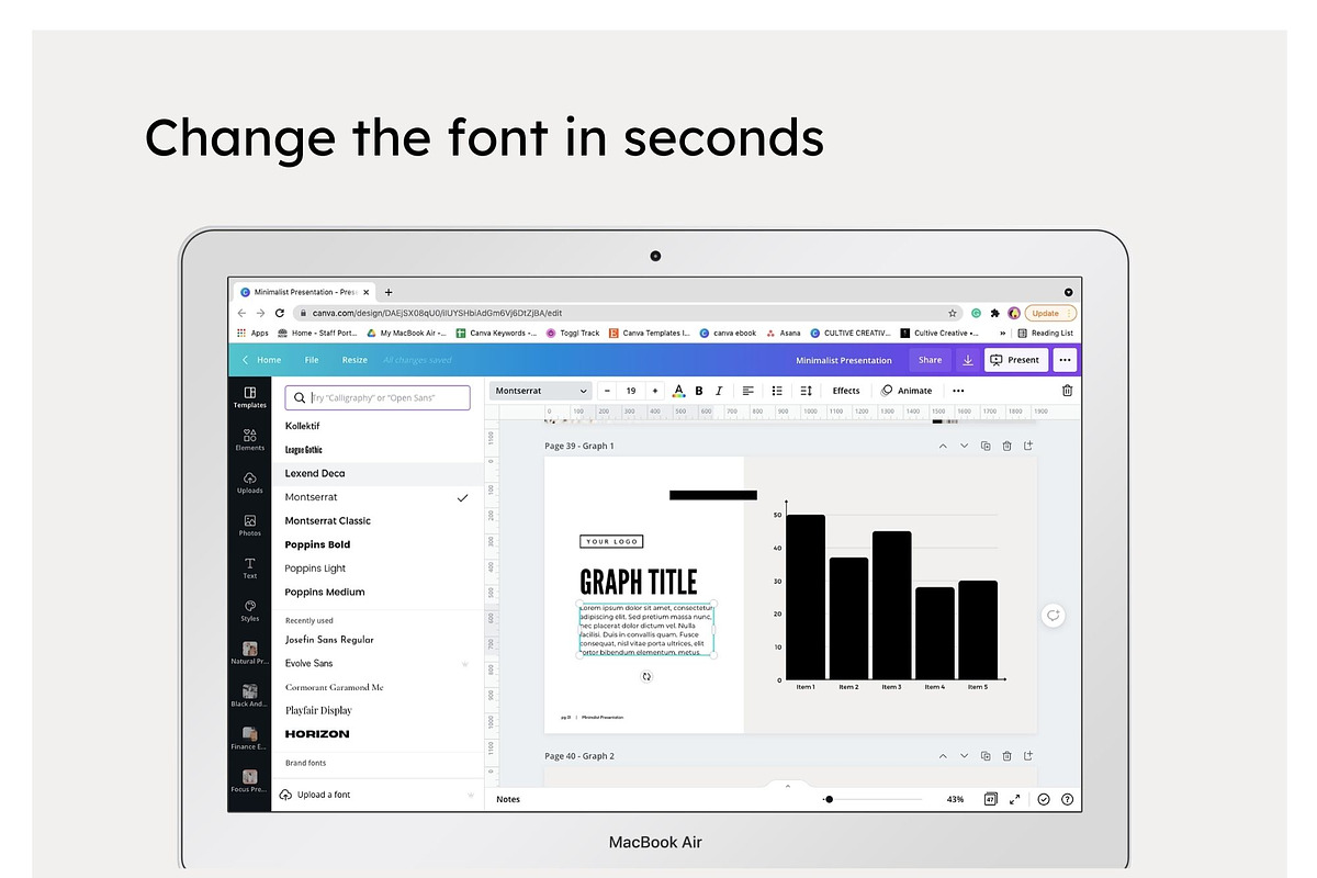 Minimalist Presentation, a Presentation Template by Cultive Creative (Photo 6 of 13)