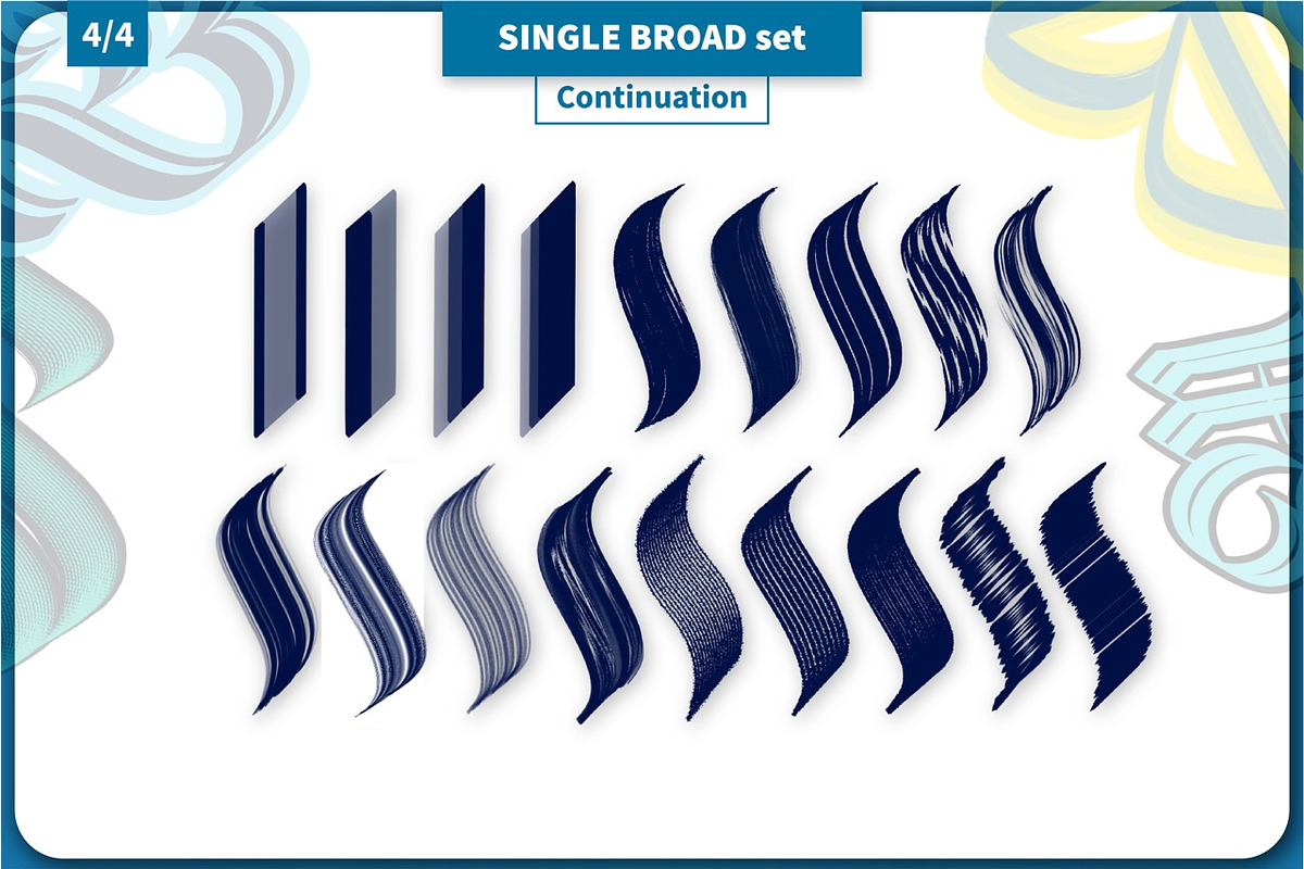 Advanced Calligraphy Brush set, a Brush Add-On by Magnatype (Photo 6 of 10)