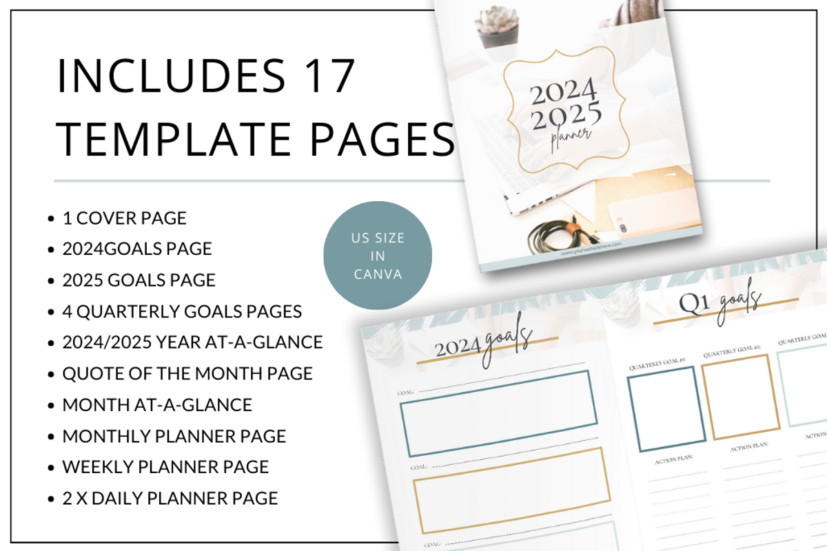 Planner Templates Canva | NL, a Stationery Template by Lady Boss Studio (Photo 2 of 8)