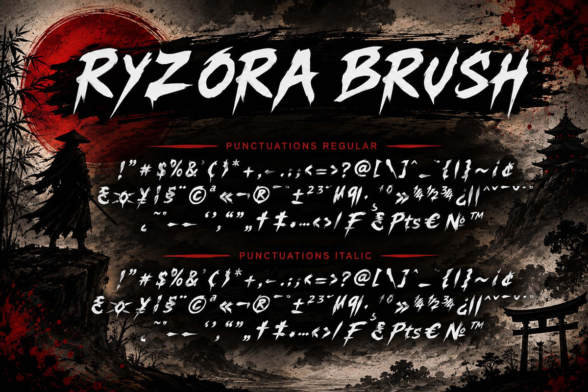 Ryzora Brush, a Handwritten Font by Yoga Letter (Photo 8 of 9)
