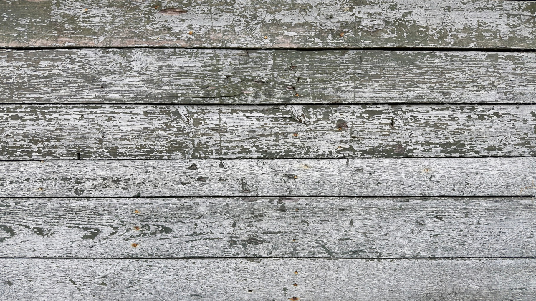 Weathered wooden planks with peeling paint in shades of gray, a Nature Photo by Textures & Backgrounds
