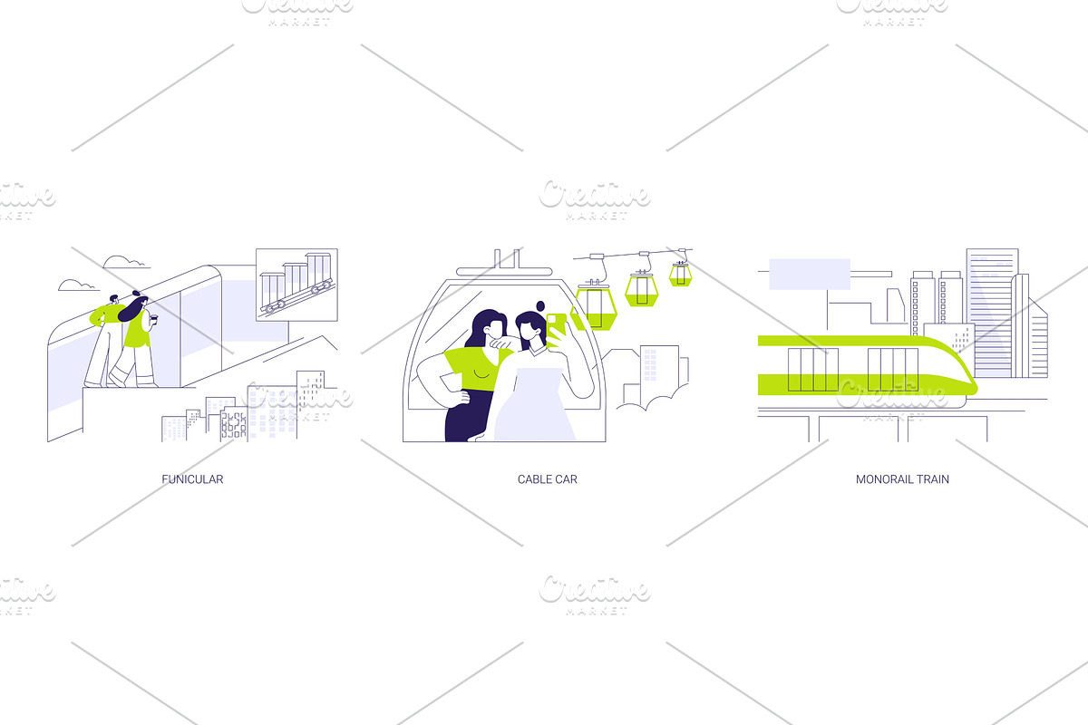Special urban transport abstract, a Transportation Illustration by Visual Generation
