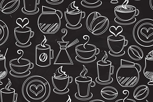 Coffee Seamless Background