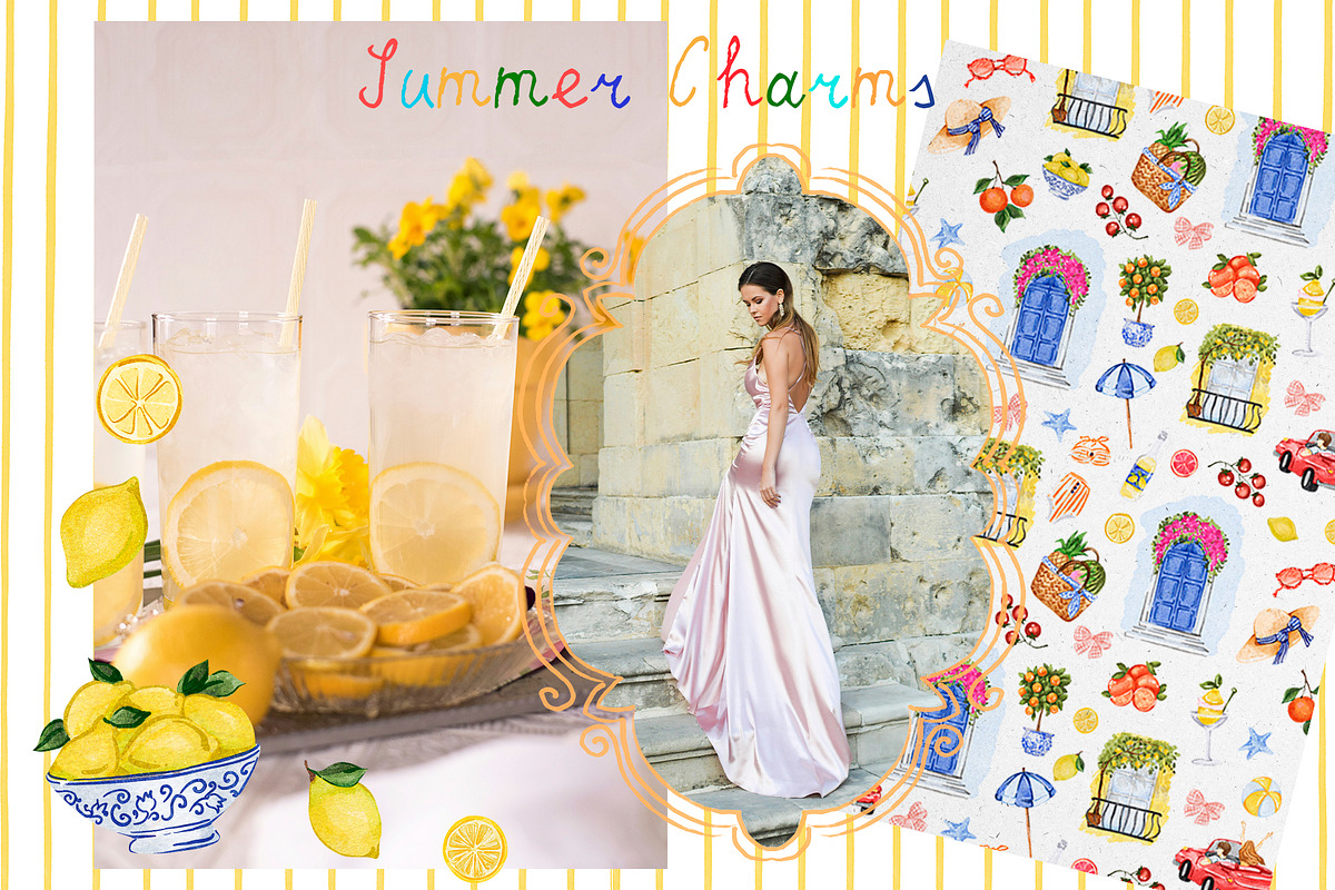 Summer Charms. Whimsical graphic, an Object Graphic by ma_i_vi (Photo 4 of 9)