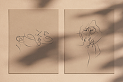 Line Drawings: Duo 12 Illustrations, an Illustration by Delightful Design (Thumbnail 2 of 4)