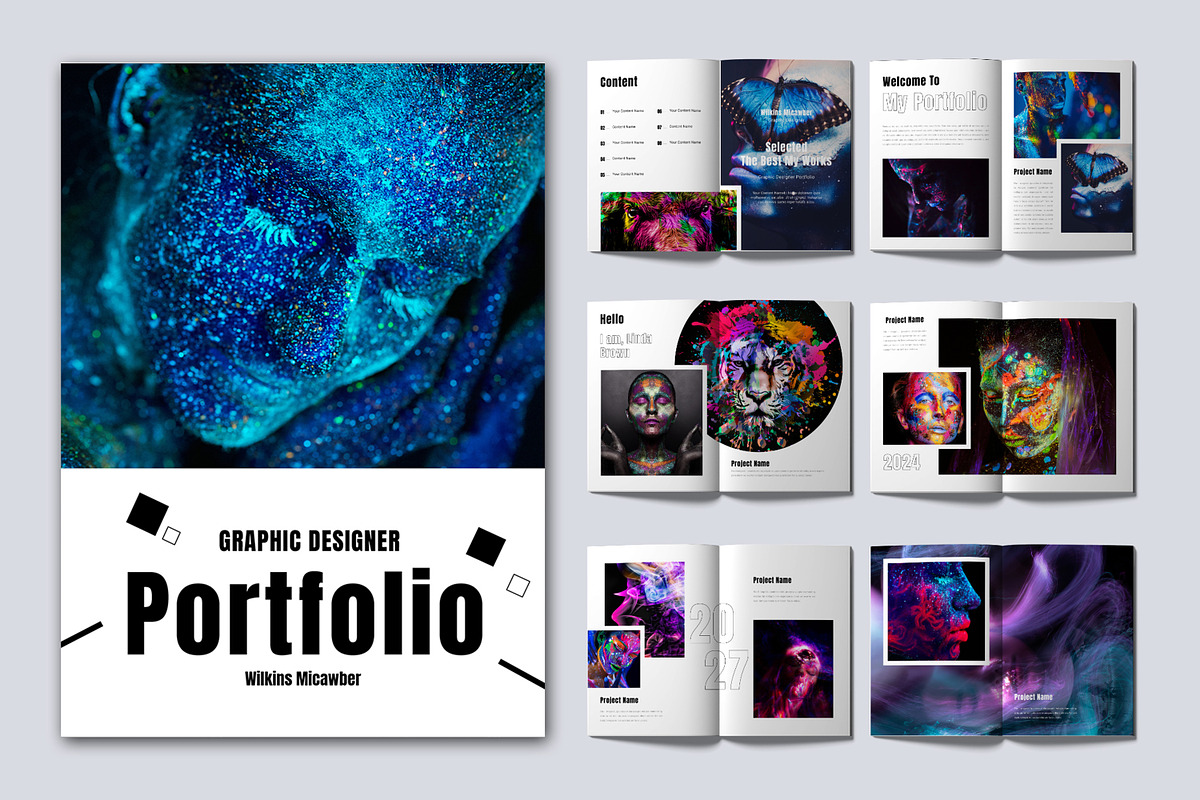 Portfolio Magazine Layout, a Magazine Template by ContestDesign (Photo 1 of 4)