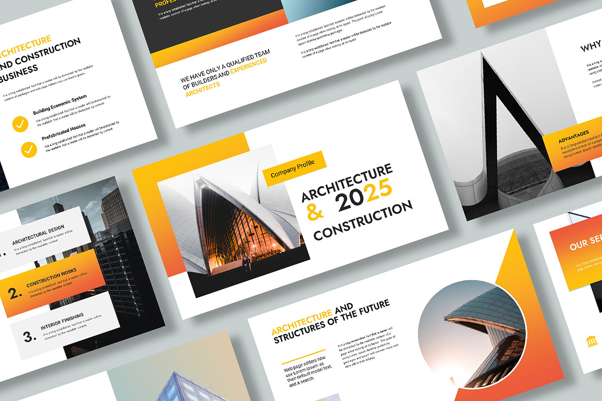 Architecture Presentation Template, a Templates & Theme by Slide_Genius1 (Photo 2 of 6)