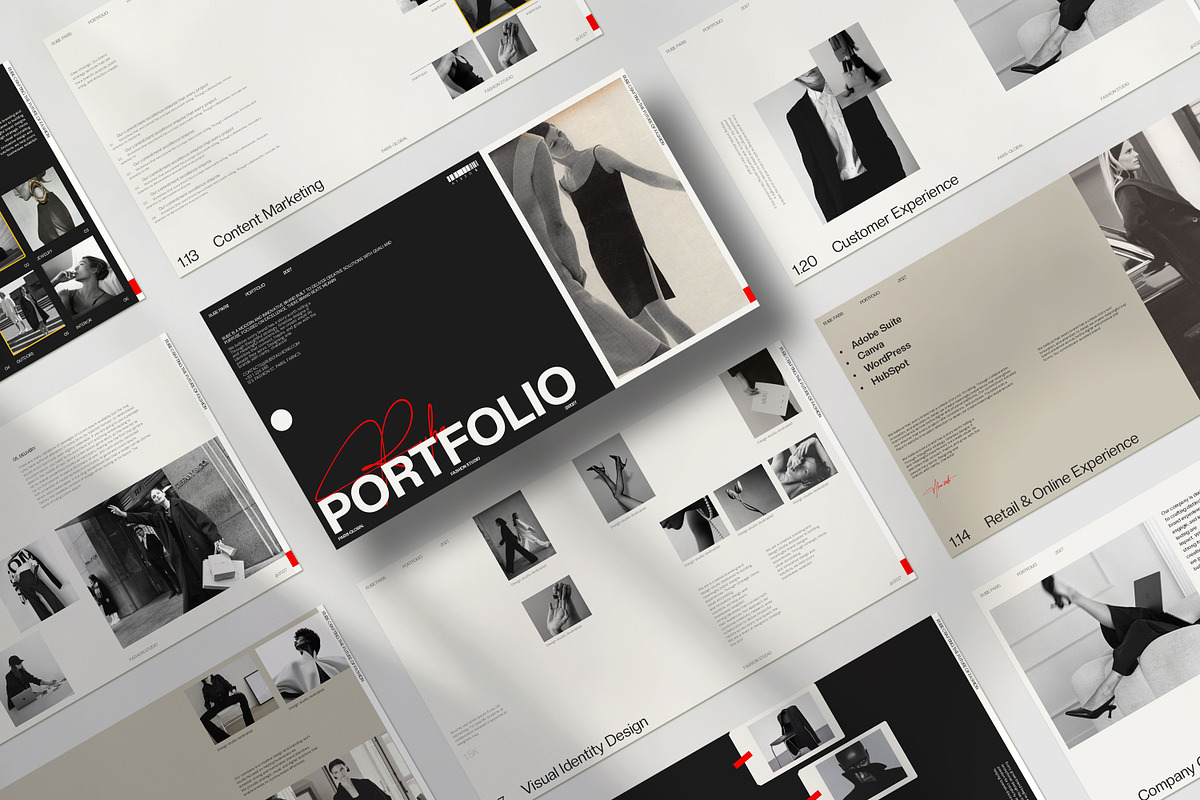 RUBE | Brand Portfolio Presentation, a Presentation Template by CreativexGenius (Photo 2 of 11)
