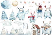 Winter collection - Yeti, a Seasonal Illustration by Dashamoony (Thumbnail 2 of 4)
