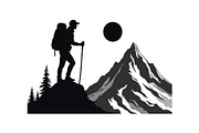 Team Hiking Silhouette Bundle, an Object Graphic by Gfx_Store (Thumbnail 14 of 15)