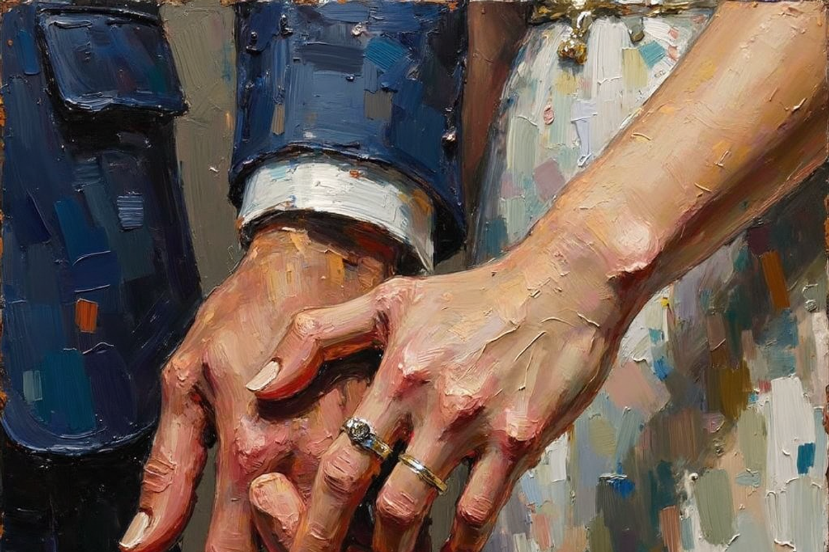 Bridal Wedding Bundle Oil Painting, an Illustration by PLUM&FIGS (Photo 6 of 25)