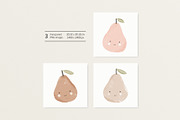 Cute pears Rose and Beige, a Pattern Graphic by Olena Kuznietsova (Thumbnail 8 of 10)