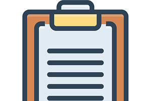 Clipboard list color icon, a Duotone Icon by Creative priyanka