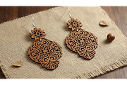 Flower Earrings Vector Set, a Graphic by hafijul (Thumbnail 11 of 11)
