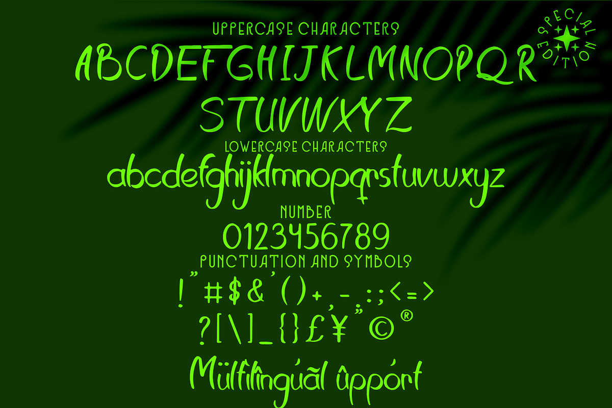 Tulilut - Script style font, a Sans Serif Font by mahstudios (Photo 3 of 8)