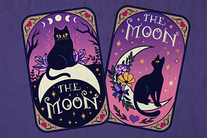 Cat Tarot Deck 11 Cards & BONUS