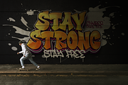Thorm Block - Graffiti Font, a Blackletter Font by figuree studio (Thumbnail 6 of 8)
